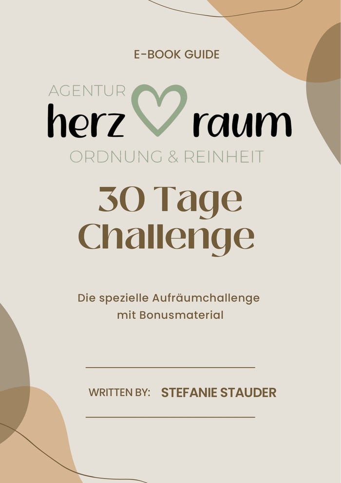 30 Tage Aufräumchallenge -  EBOOK image
